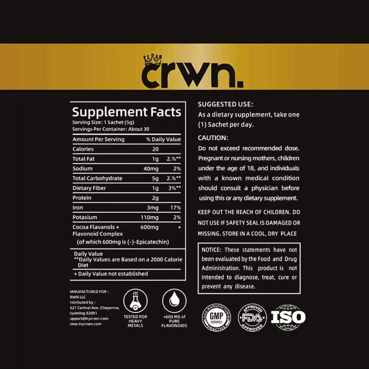 Supercharged Cocoa Flavanols + Flavonoids
