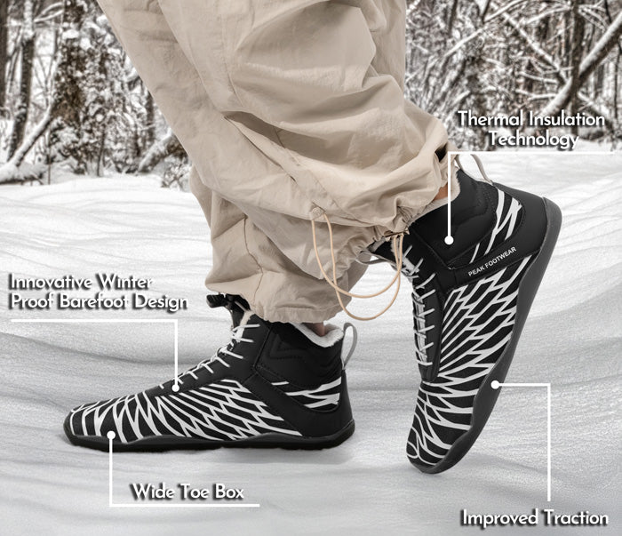 Lorax Pro Winter - Non-slip & waterproof winter barefoot shoe (Unisex)