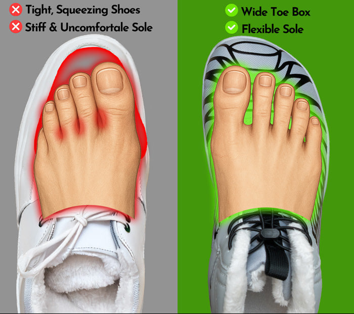 Lorax Pro Winter - Non-slip & waterproof winter barefoot shoe (Unisex)