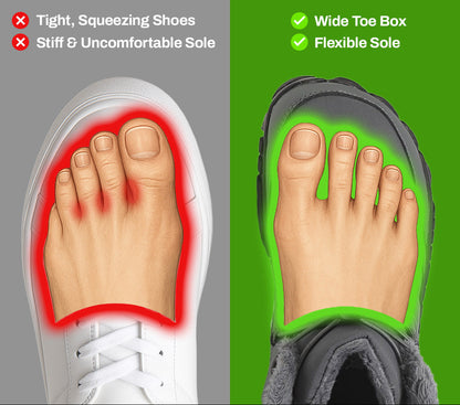 Urban Trekker- Non-slip & waterproof winter barefoot shoe (Unisex)