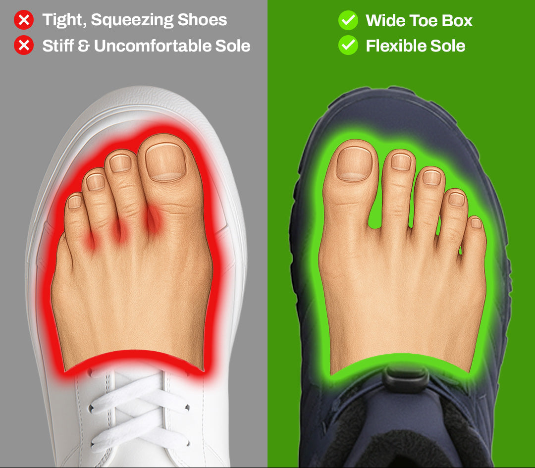 Snow Trek - Non-slip & waterproof winter barefoot shoe (Unisex)