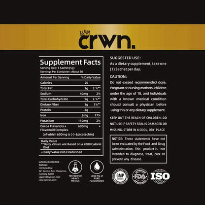 Supercharged Cocoa Flavanols + Flavonoids